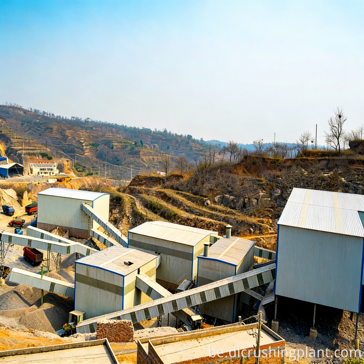 Лінія па вытворчасці драбнення пяску Aggregate Sand Crushing Production Line
